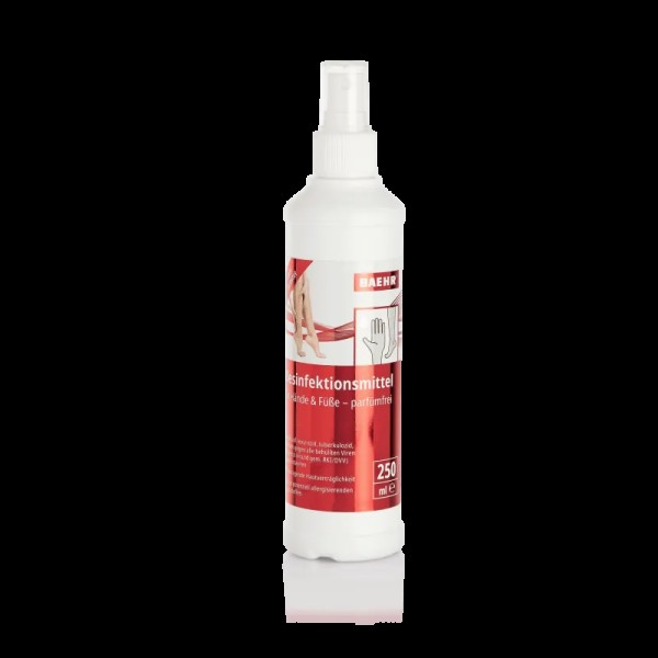 Desinfektionsspray für Füße und Hände